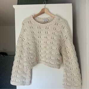 & Other Stories Cream Knit Sweater